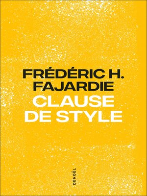 cover image of Clause de style